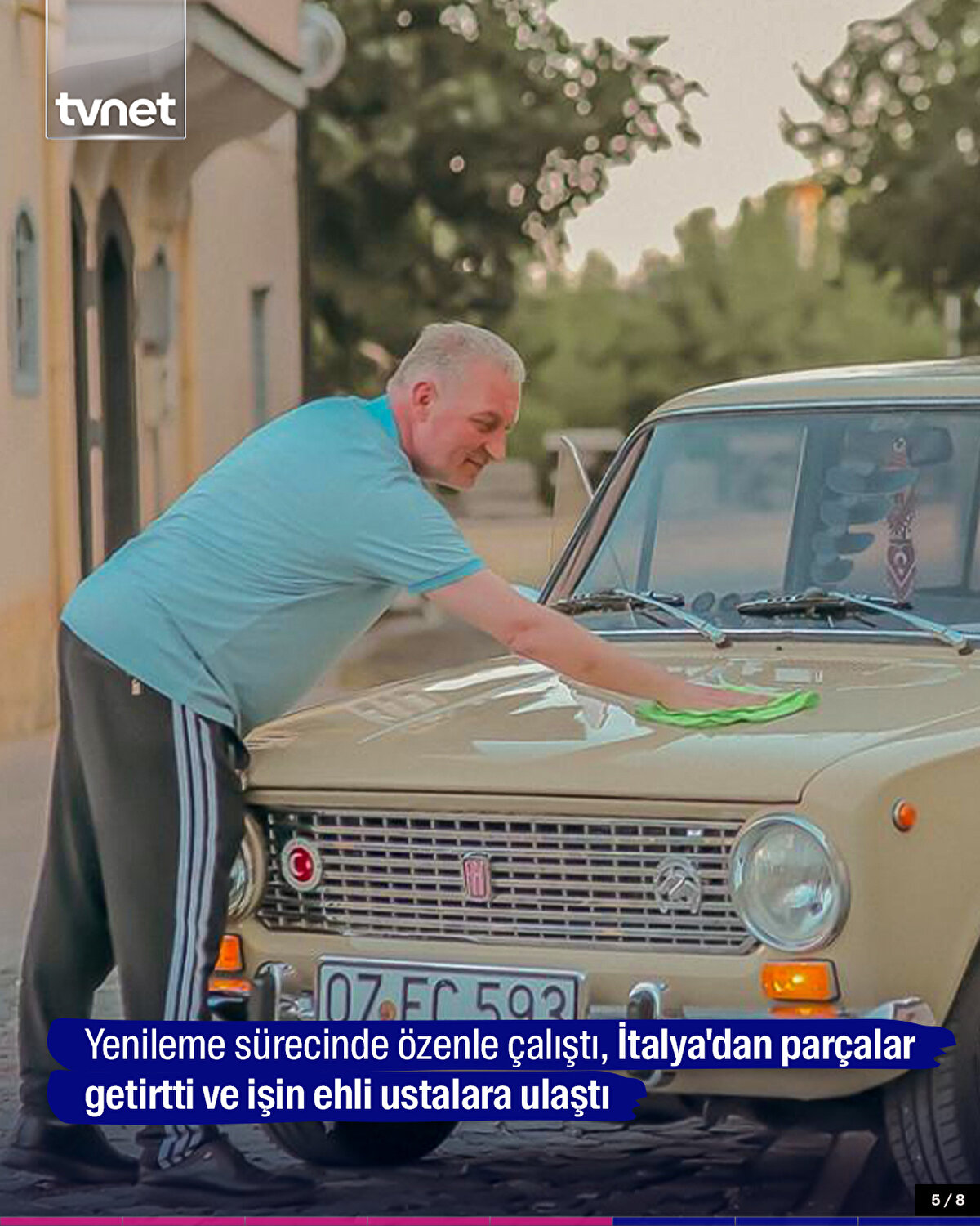 Yenileme sürecinde özenle çalıştı, İtalya'dan parçalar getirtti ve işin ehli ustalara ulaştı.