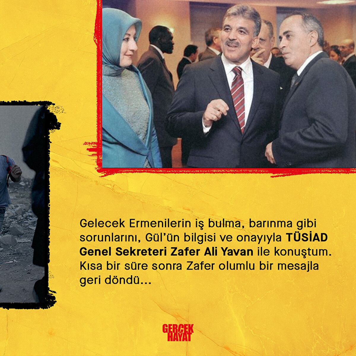 Kısa bir süre sonra Zafer olumlu bir mesajla geri döndü