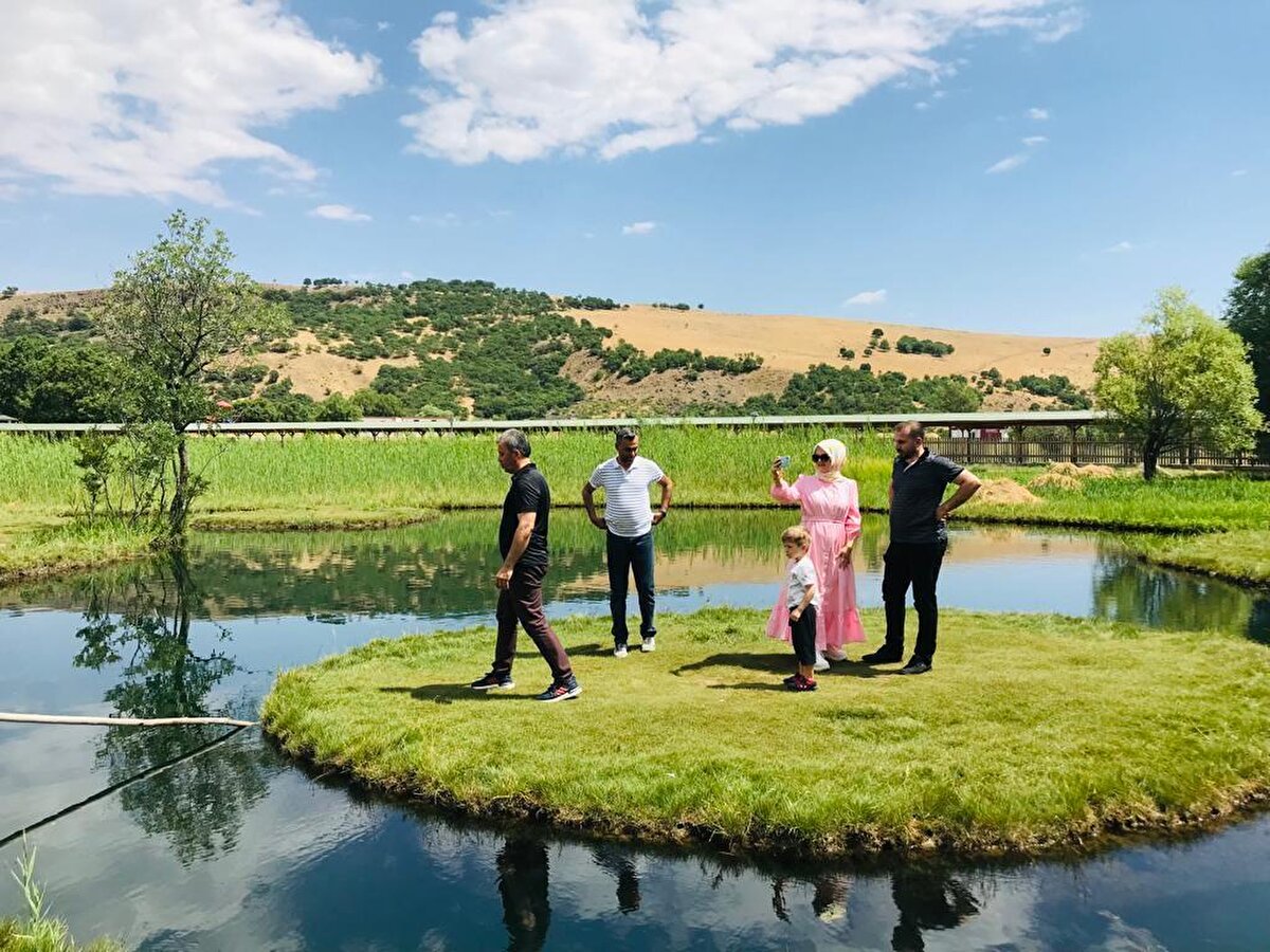 Solhan ilçesine bağlı Hazarşah köyü Aksakal mezrasındaki Turnalar Gölü'ndeki birbirinden bağımsız yüzen adalar, hem yurt dışından hem de komşu illerden gelen ziyaretçileri ağırlıyor. 3 tarafı dağ ve tepelerle çevrili düz zemin üzerindeki gölde, rüzgarın etkisiyle birbirinden bağımsız yüzen 3 ada bulunuyor. 