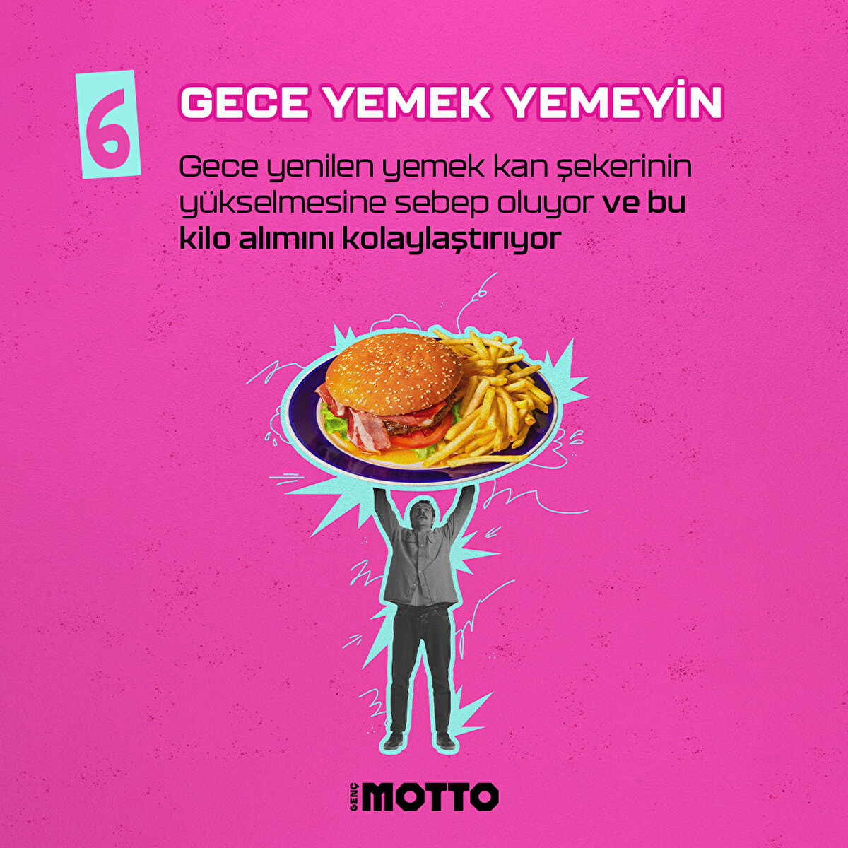 Gece yenilen yemek kan şekerinin y&#252;kselmesine sebep oluyor ve bu kilo alımını kolaylaştırıyor