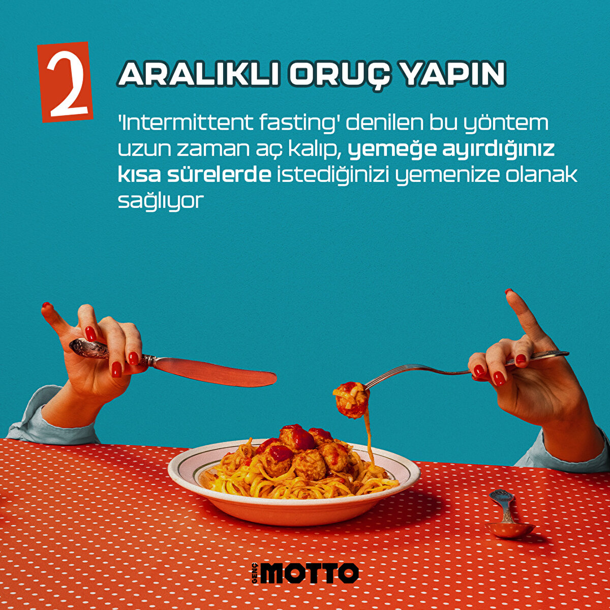 'Intermittent fasting' denilen bu y&#246;ntem uzun zaman a&#231; kalıp, yemeğe ayırdığınız kısa s&#252;relerde istediğinizi yemenize olanak sağlıyor