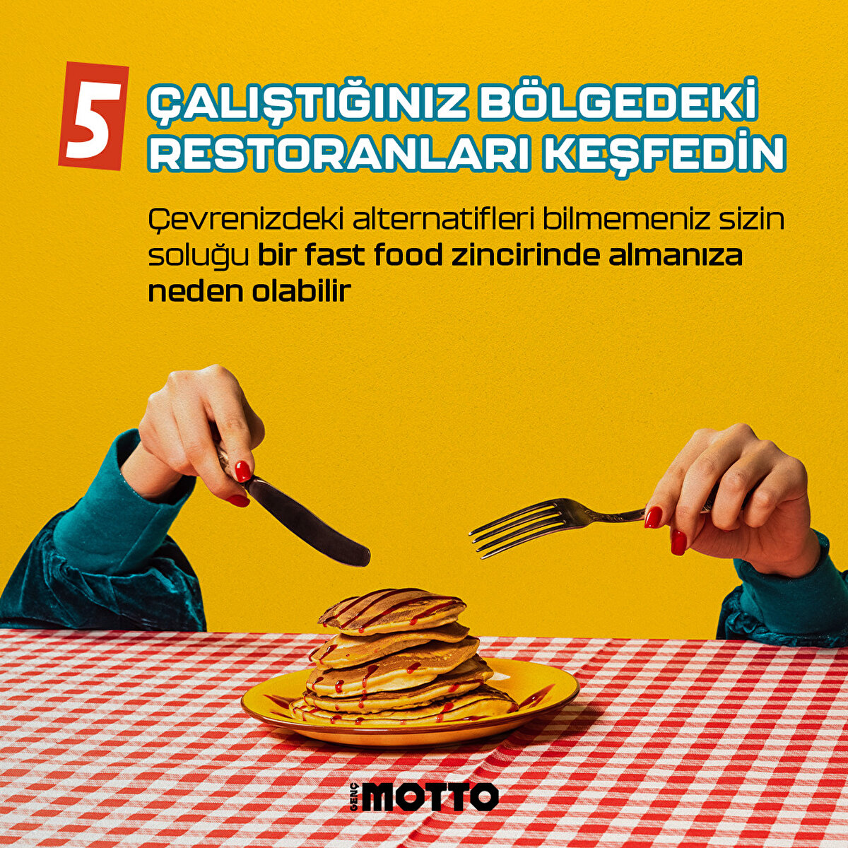&#199;evrenizdeki alternatifleri bilmemeniz sizin soluğu bir fast food zincirinde almanıza neden olabilir