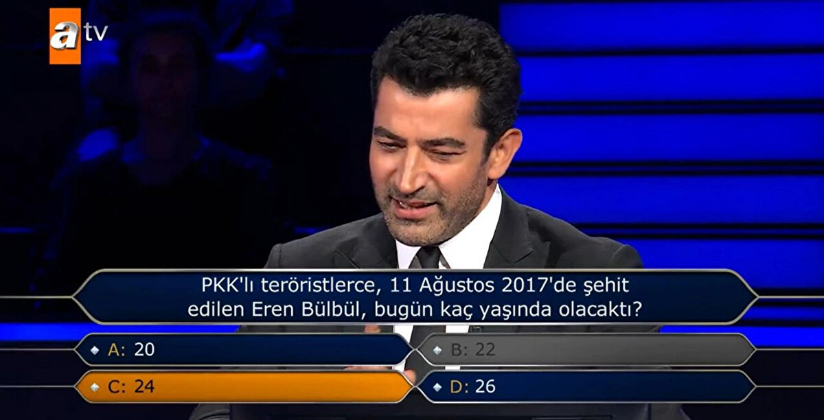 Yarışmacı yaşasaydı Eren Bülbül'ün bugün 24 yaşında olacağı yanıtını verdi.<br><br>