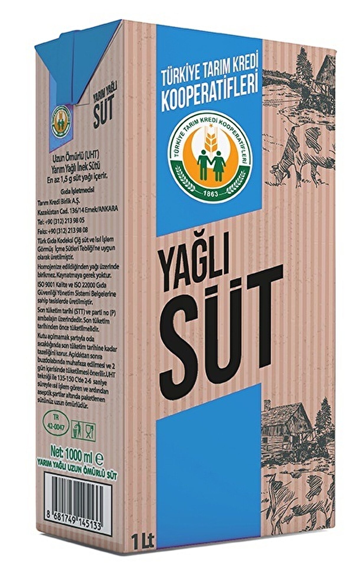 Tam yağlı süt