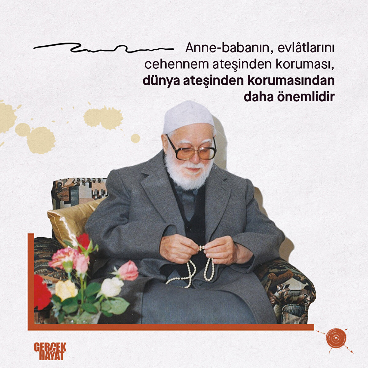 Anne-babanın, evl&#226;tlarını cehennem ateşinden koruması, d&#252;nya ateşinden korumasından daha &#246;nemlidir 