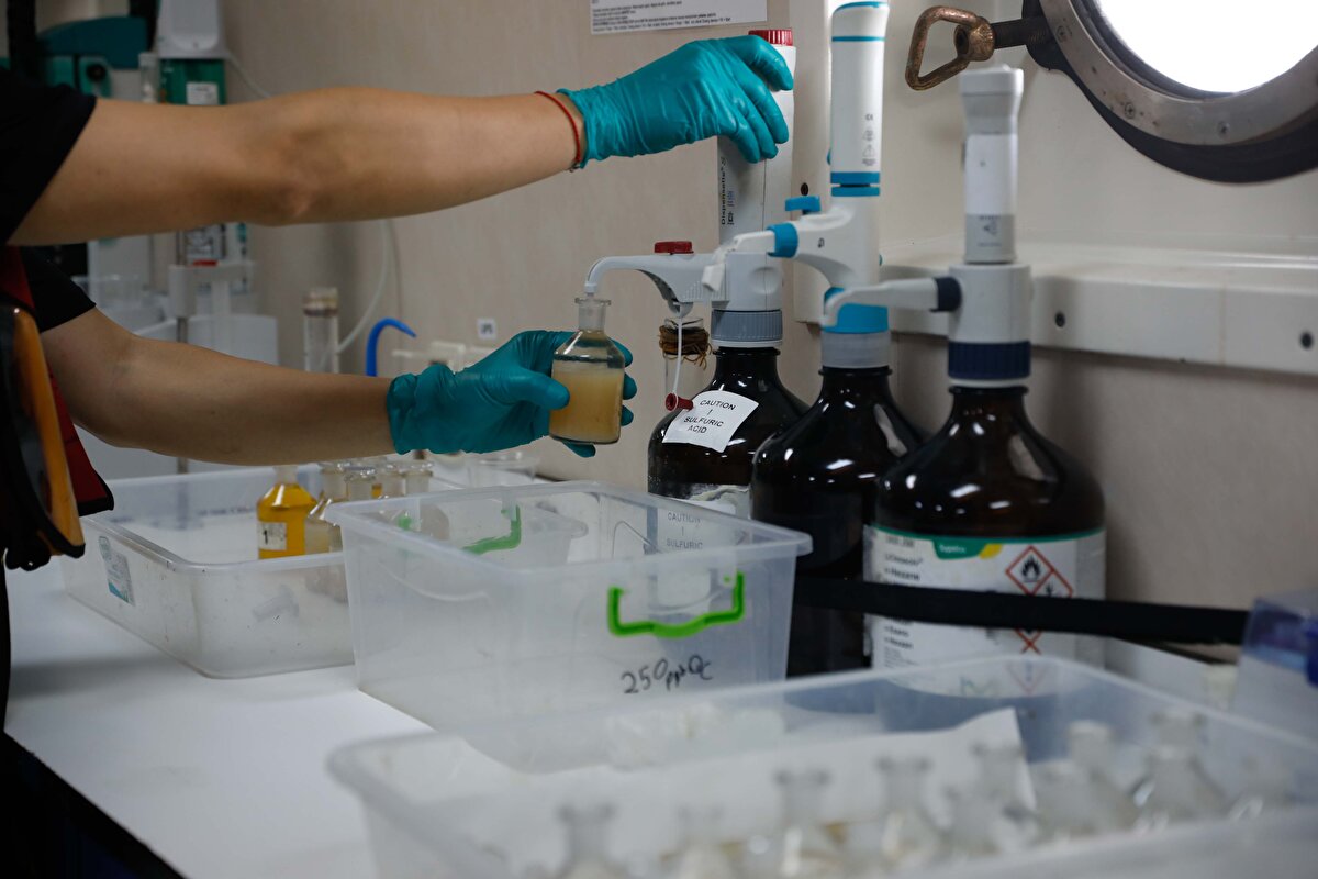 Dip suyunda bulunan oksijen düzenli olarak izlendi. Denizin üst tabakasında oksijen normalken alt tabakasında ise canlı yaşamı için 2 miligram olması gereken oksijen miktarı sıfır miligram olarak görüldü.<br>