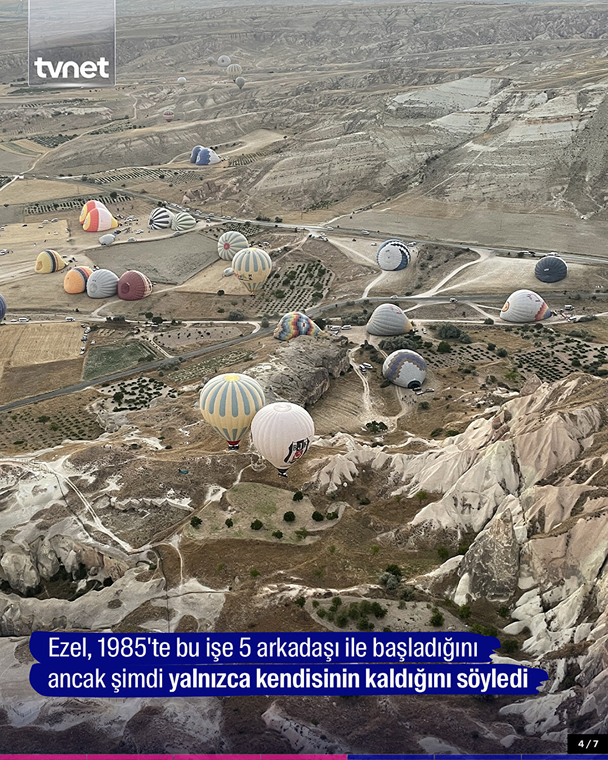 Ezel, 1985'te bu işe 5 arkadaşı ile başladığını ancak şimdi yalnızca kendisinin kaldığını söyledi