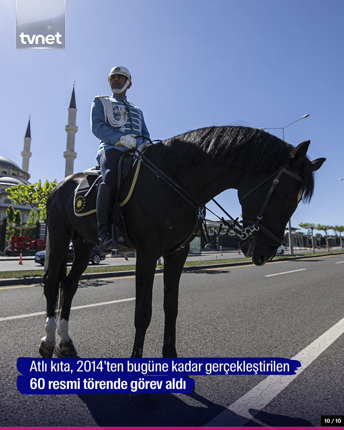 Atlı kıta, 2014'ten bugüne kadar gerçekleştirilen 60 resmi törende görev aldı