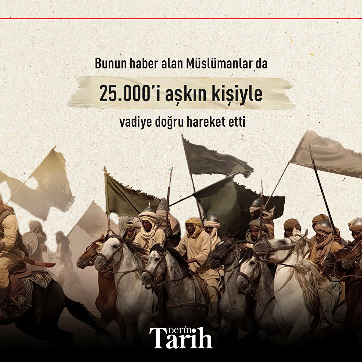 Bunun haber alan M&#252;sl&#252;manlar da 25.000’i aşkın kişiyle vadiye doğru hareket etti