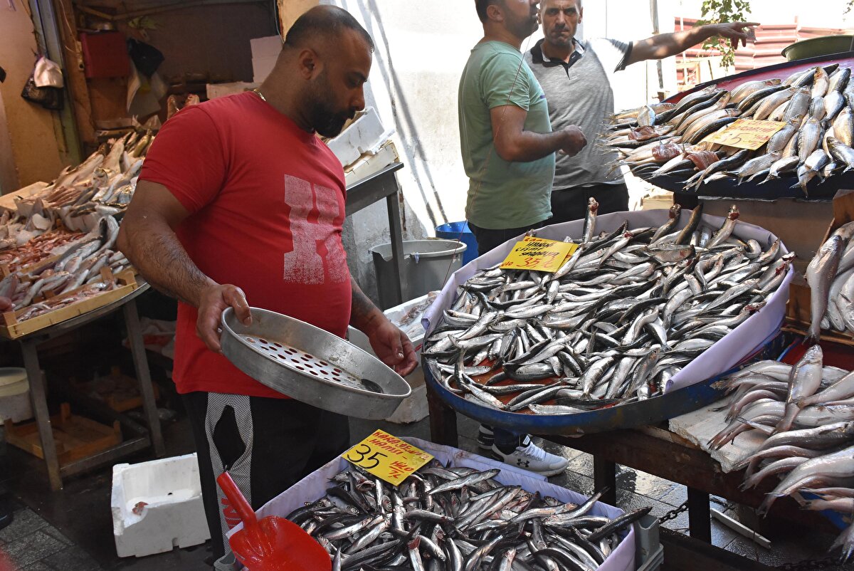 Havra Sokağı'nda balık satan Serkan Çömlek, satışların daha da iyi olmasını beklediklerini belirterek, "Eylül 1 itibarıyla yasak kalktı. Tezgahlarımız balık dolu. Bereketli başladık. Fiyatlar yarı yarıya düştü.