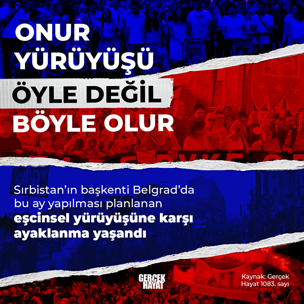 Eşcinsel yürüyüşüne karşı ayaklanma yaşandı