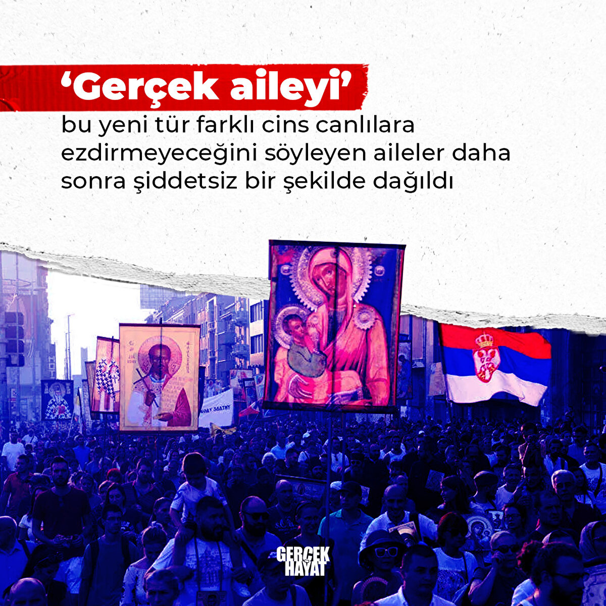 Aileler, 'gerçek aileyi’ bu yeni tür farklı cins canlılara ezdirmeyeceğini söyledi