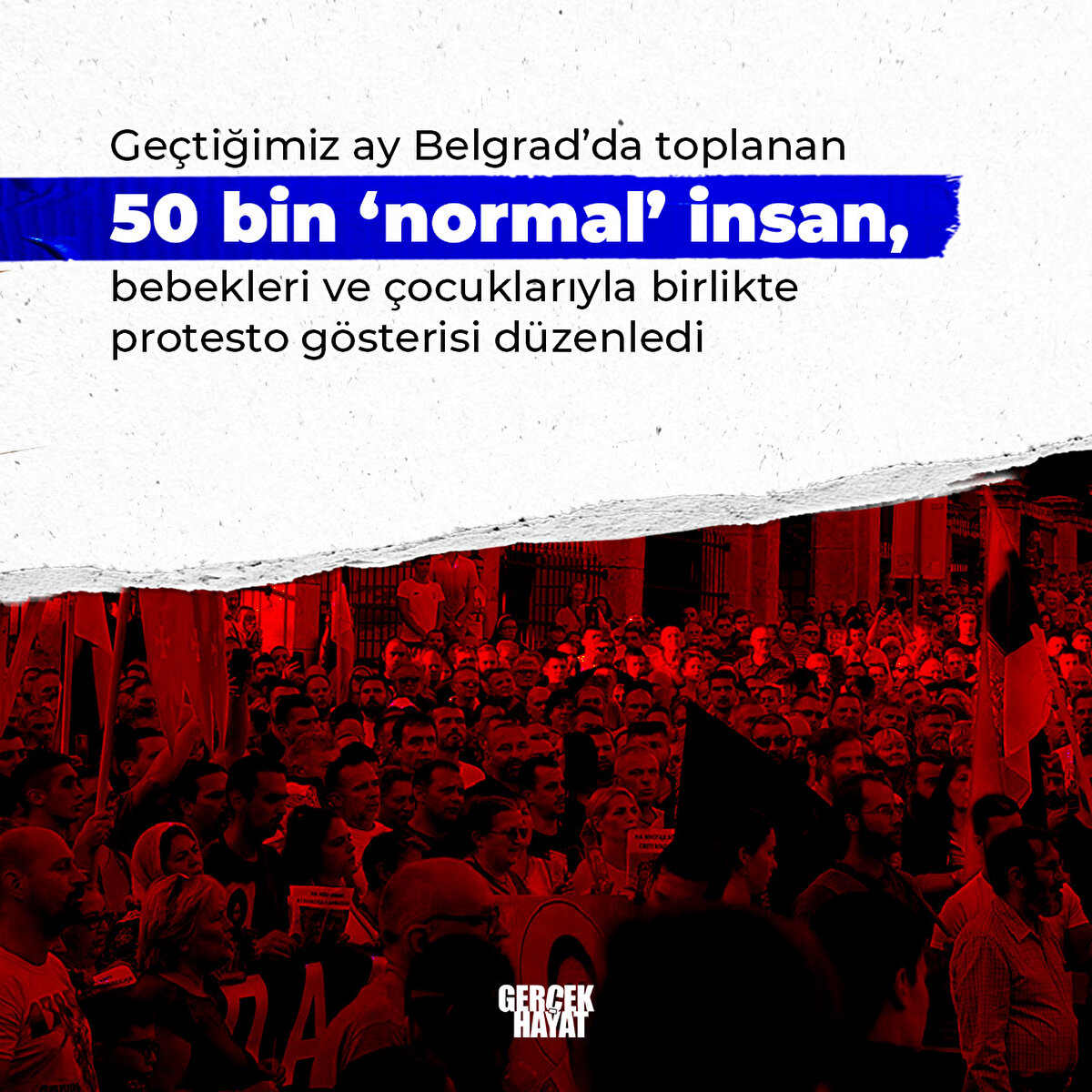 50 bin normal insan protesto gösterisi düzenledi