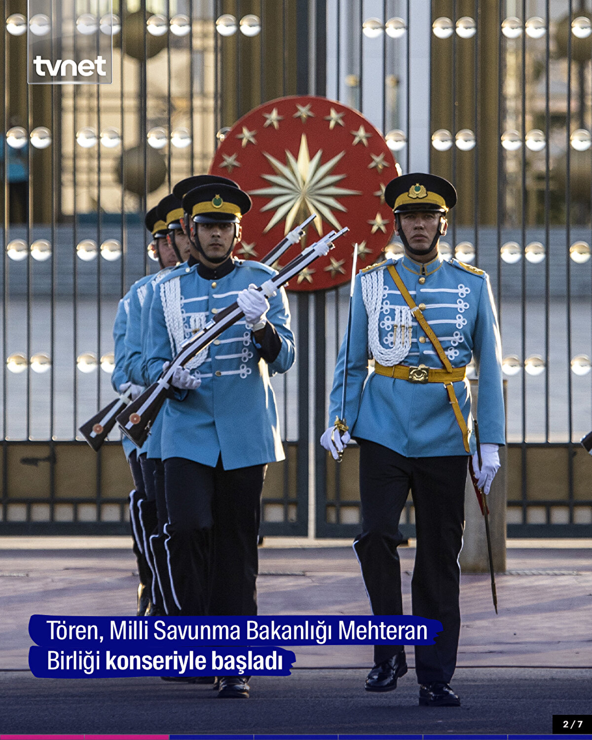 Tören, Milli Savunma Bakanlığı Mehteran Birliği konseriyle başladı