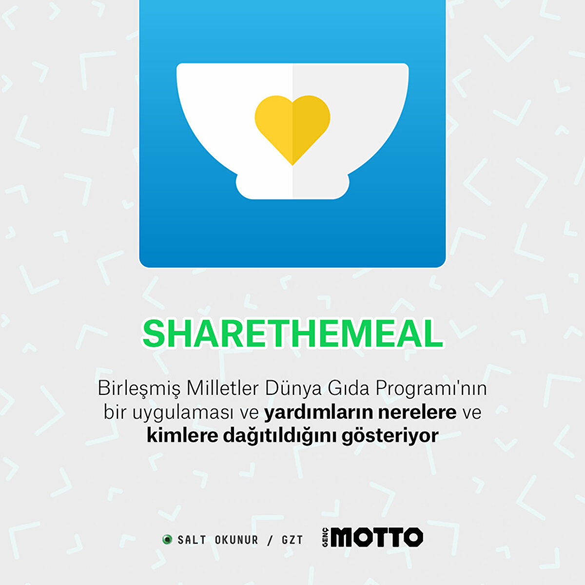 Birleşmiş Milletler D&#252;nya Gıda Programı'nın bir uygulaması ve yardımların nerelere ve kimlere dağıtıldığını g&#246;steriyor