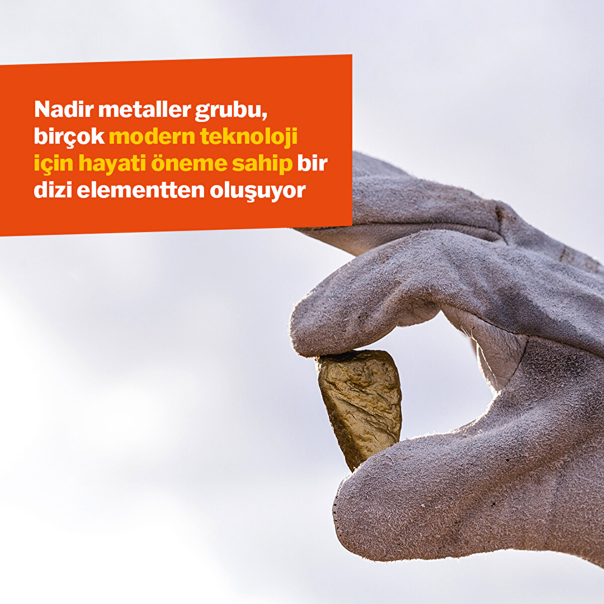 Nadir metaller günümüz teknolojisinin hemen hemen her alanında kullanılıyor. 