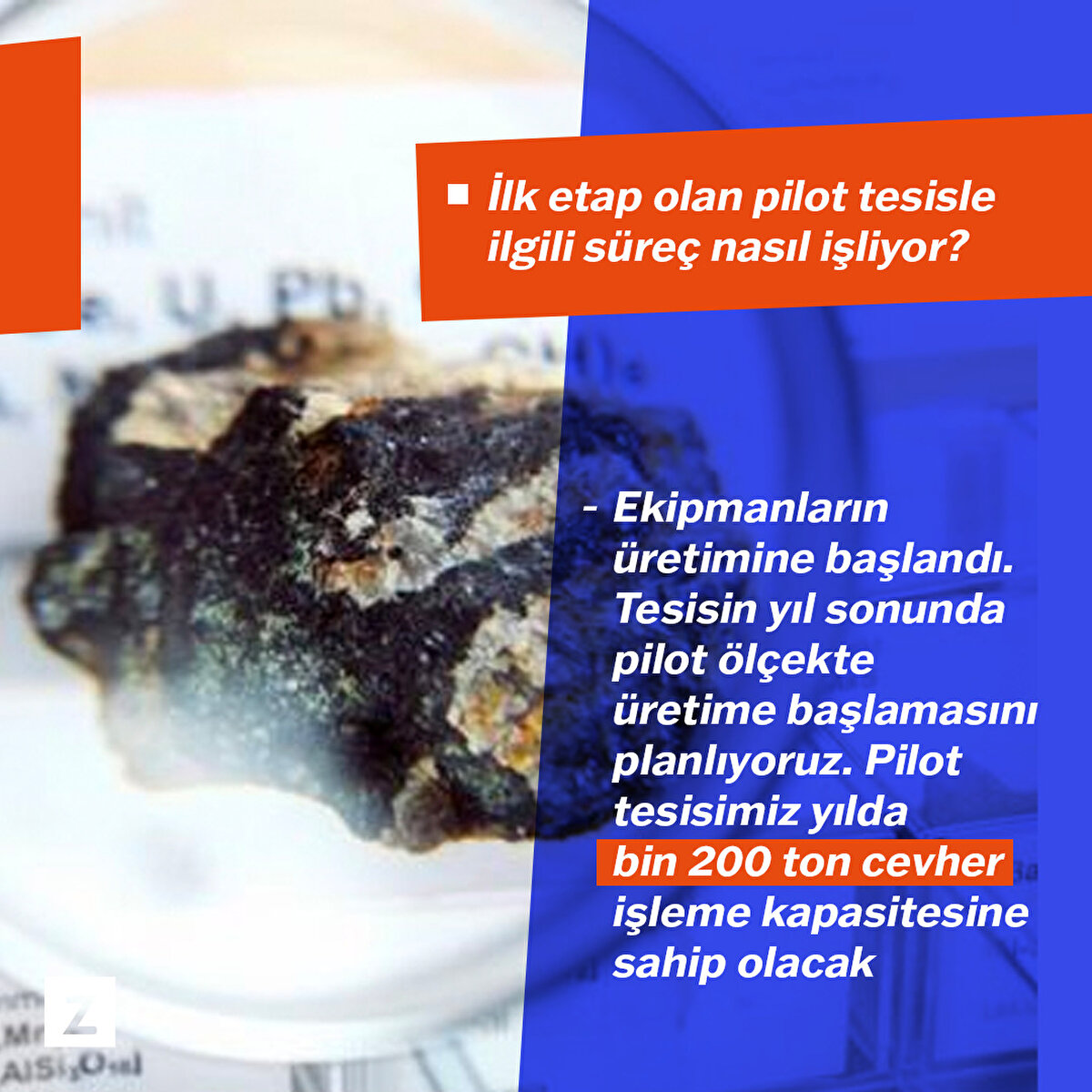 Pilot tesiste &#231;alışmalar s&#252;r&#252;yor