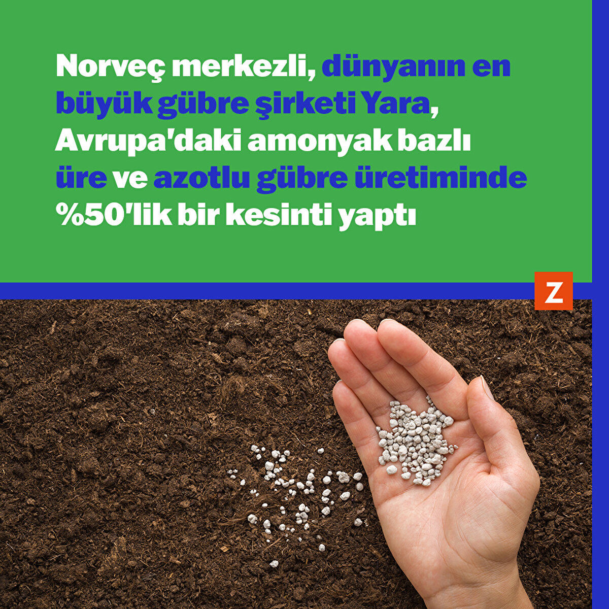 gübre üretiminde kesinti