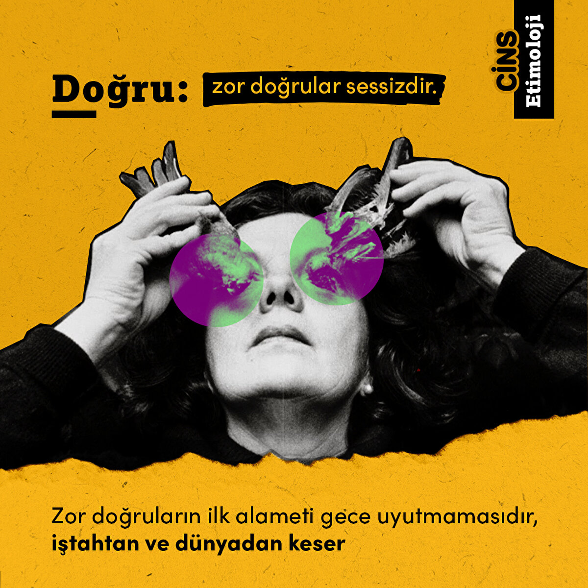 Zor doğrular d&#252;ğ&#252;md&#252;r