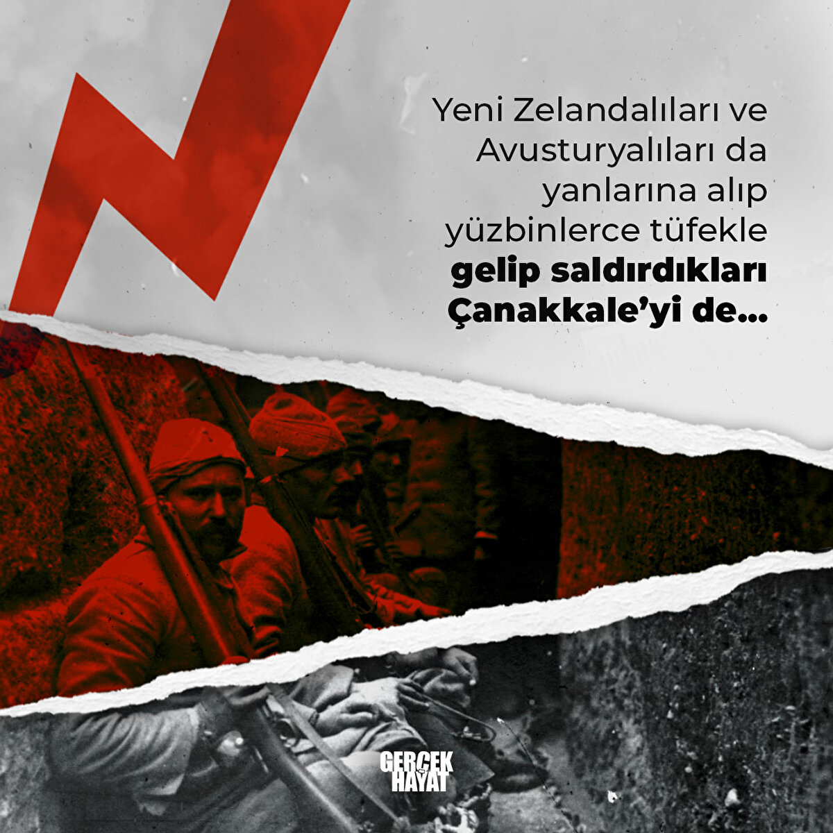 Yüzbinlerce tüfekle gelip saldırdıkları Çanakkale’yi de…