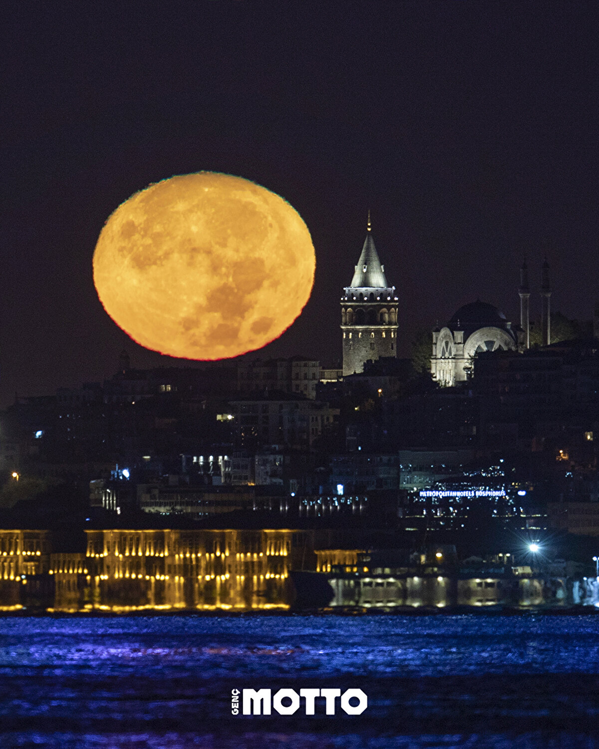 İstanbul ve Kırklareli'deki dolunay manzaraları izleyenleri hayran bıraktı