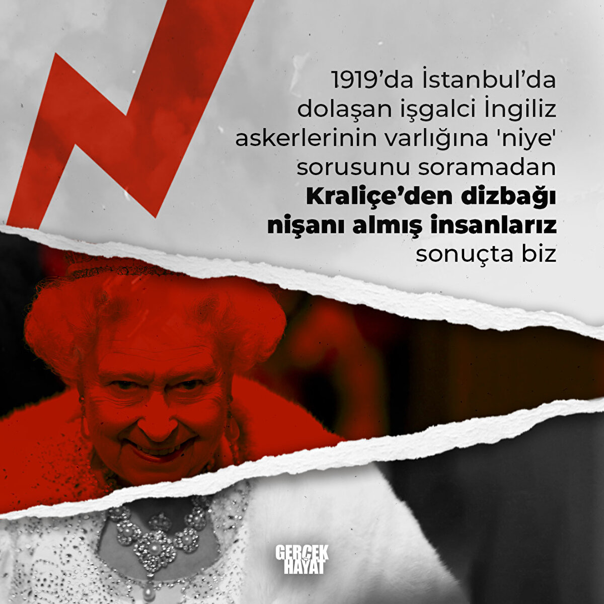  Kraliçe’den dizbağı nişanı almış insanlarız sonuçta biz