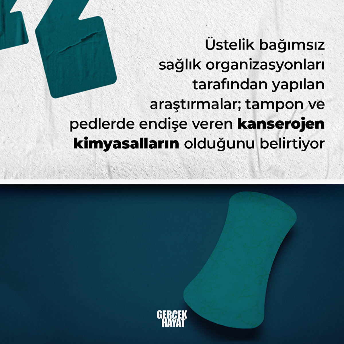 Endişe veren kanserojen kimyasalların olduğunu belirtiyor