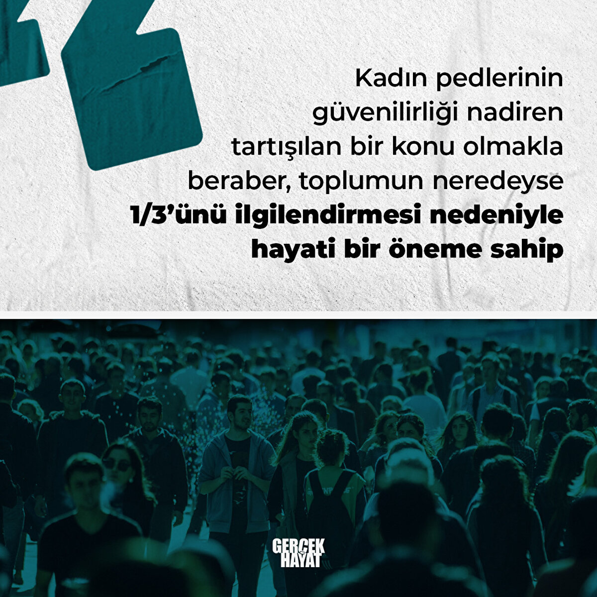 Toplumun neredeyse 1/3’ünü ilgilendirmesi nedeniyle hayati bir öneme sahip