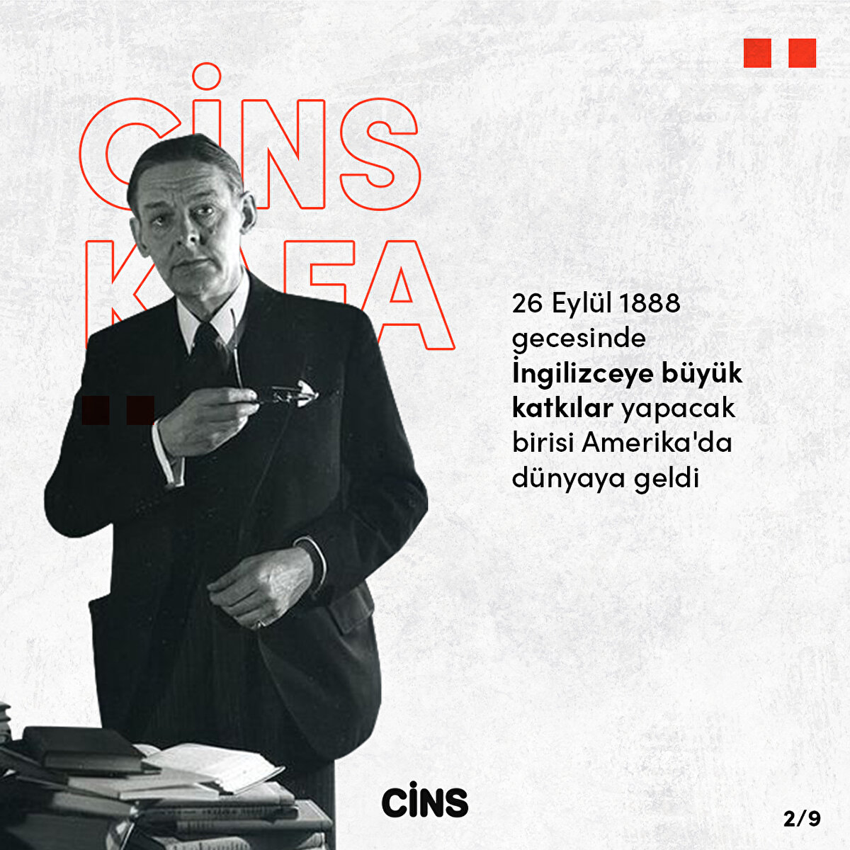 Eliot'u İngilizcenin r&#252;yası olarak g&#246;rebiliriz