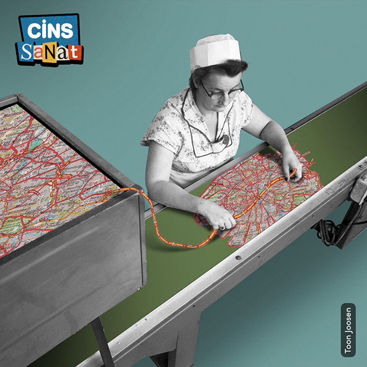 
Haritaların bir fabrikadan çıkıp geldiğini düşünsenize