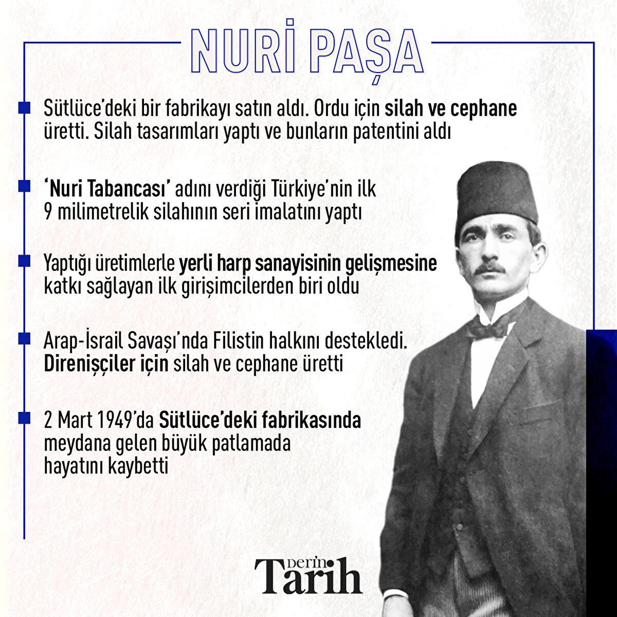 2 Mart 1949’da Sütlüce’deki fabrikasında meydana gelen büyük patlamada hayatını kaybetti