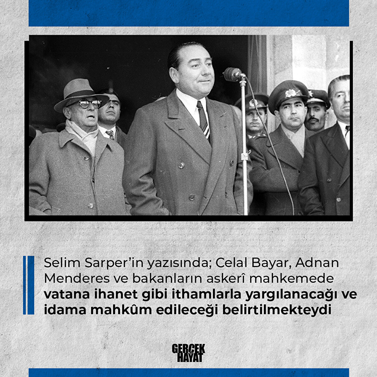 Vatana ihanet gibi ithamlarla yargılanacağı ve idama mahkûm edileceği belirtilmekteydi