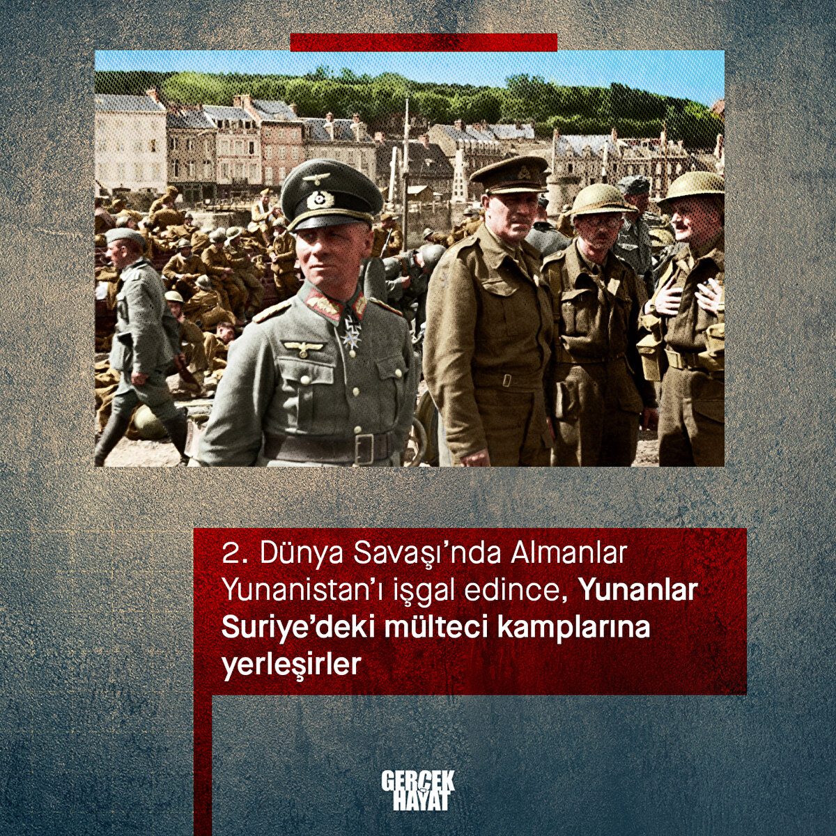 Yunanlar Suriye’deki mülteci kamplarına yerleşirler