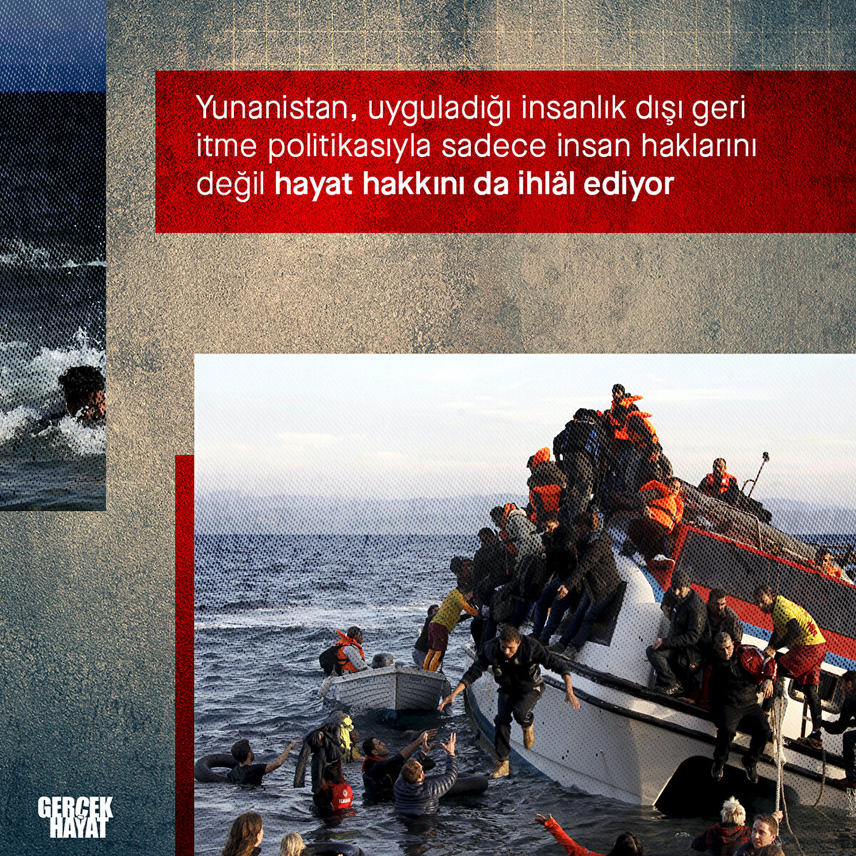 Sadece insan haklarını değil hayat hakkını da ihlâl ediyor 