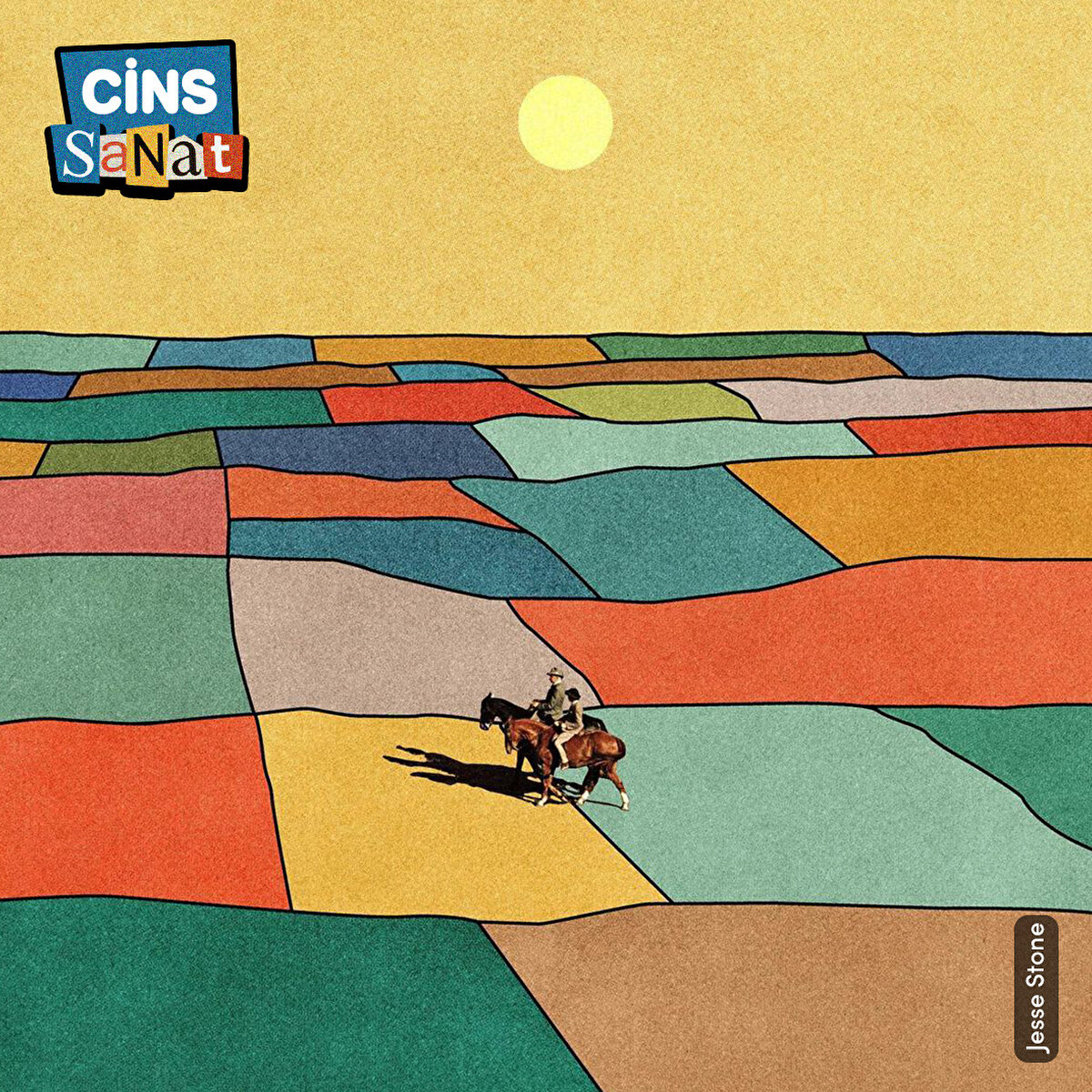 Bir halı &#252;zerinde mi gider at?