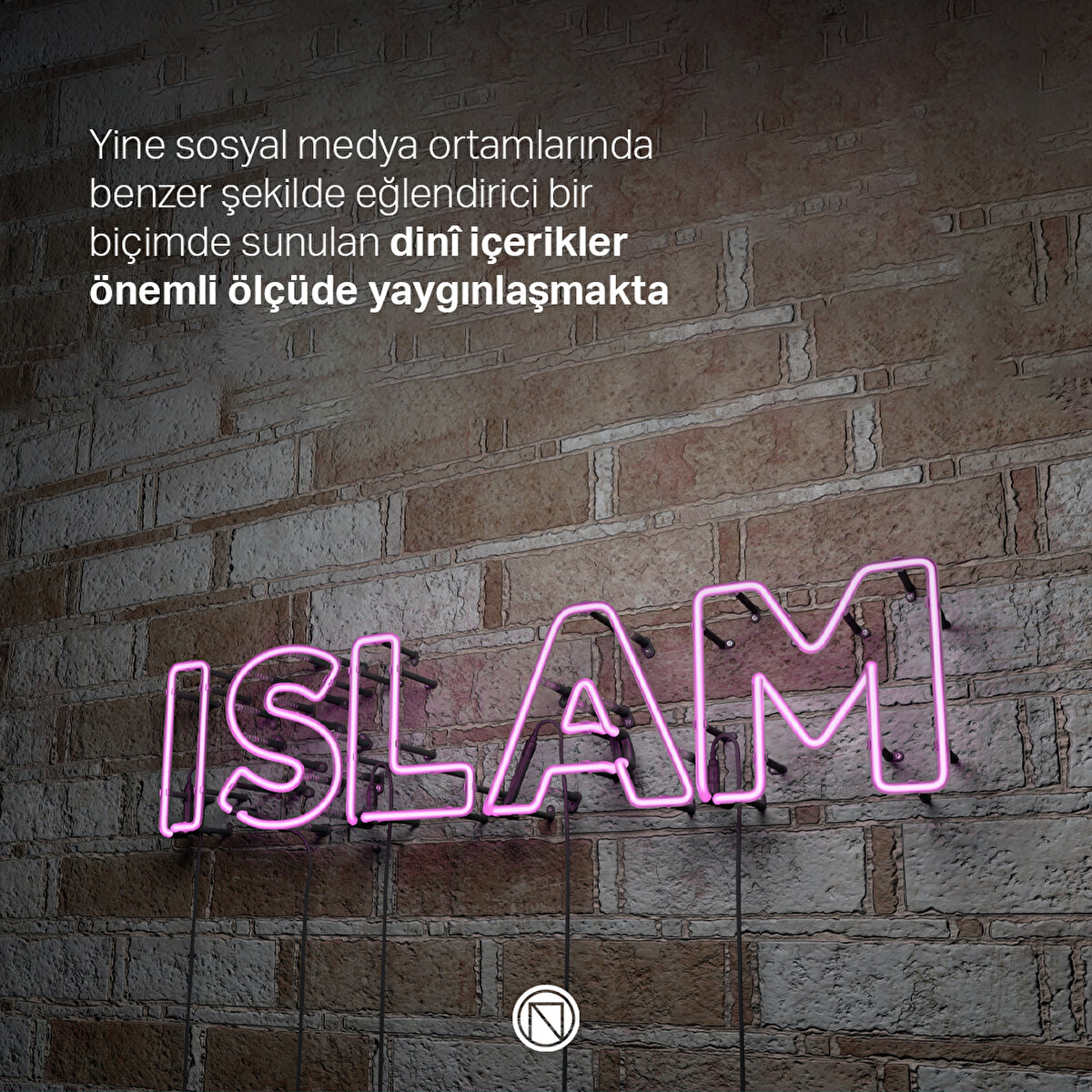 Yine sosyal medya ortamlarında benzer şekilde eğlendirici bir biçimde sunulan dinî içerikler önemli ölçüde yaygınlaşmakta
