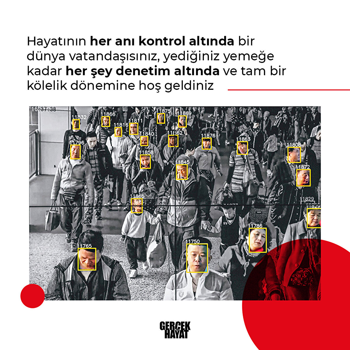 Her şey denetim altında ve tam bir kölelik dönemine hoş geldiniz
