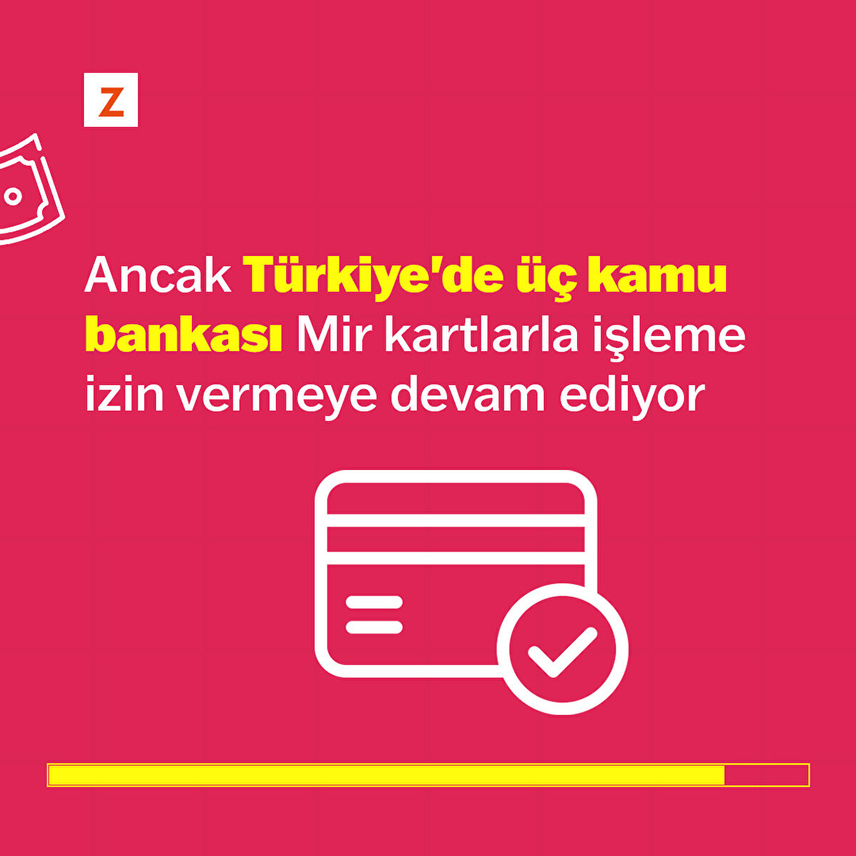 A﻿ncak T&#252;rkiye'de &#252;&#231; kamu bankası Mir kartlarla işleme izin vermeye devam ediyor