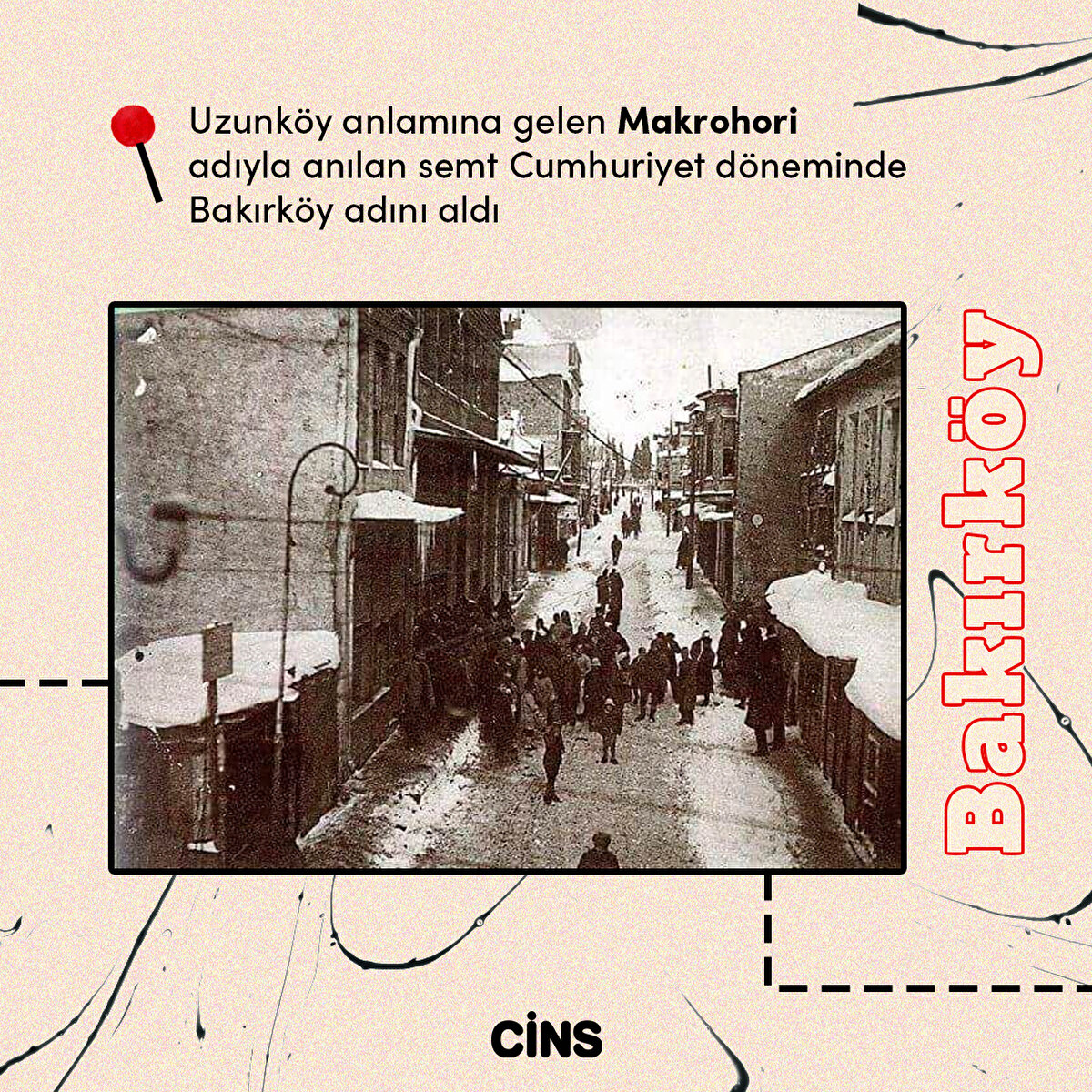 Bakırk&#246;y mazisinden koparılmış gibi dursa da, adı eskilere dayanıyor