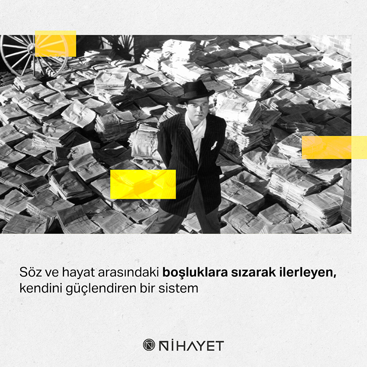 Söz ve hayat arasındaki boşluklara sızarak ilerleyen, kendini güçlendiren bir sistem