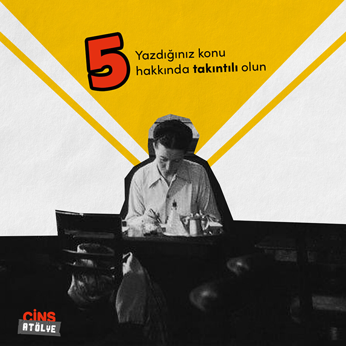 Yalnızca yazarlık i&#231;in ge&#231;erli olmasa gerek, takıntılı olmak