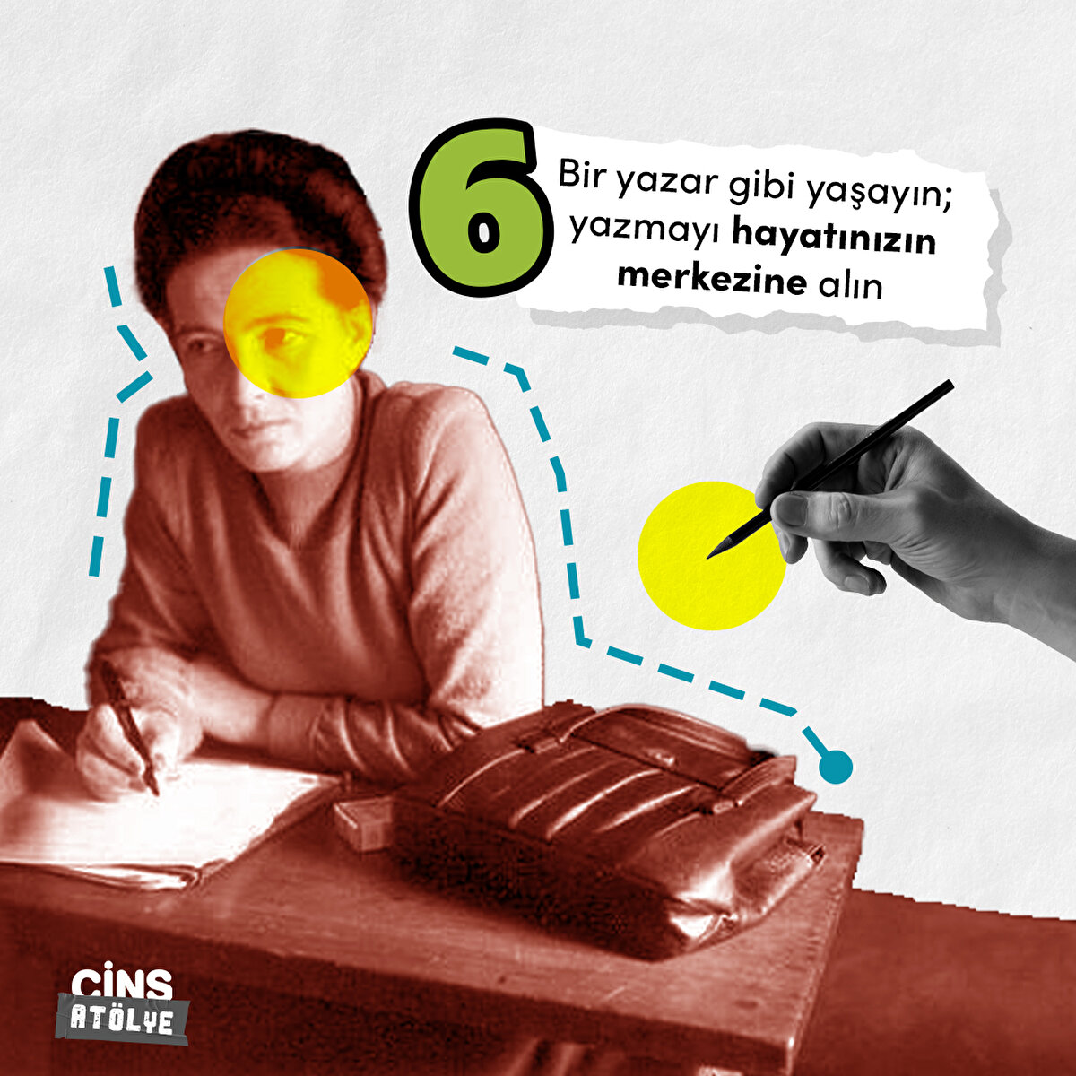 Bir yazar gibi yaşamak ve belki de bu konu &#252;zerine d&#252;ş&#252;nmek