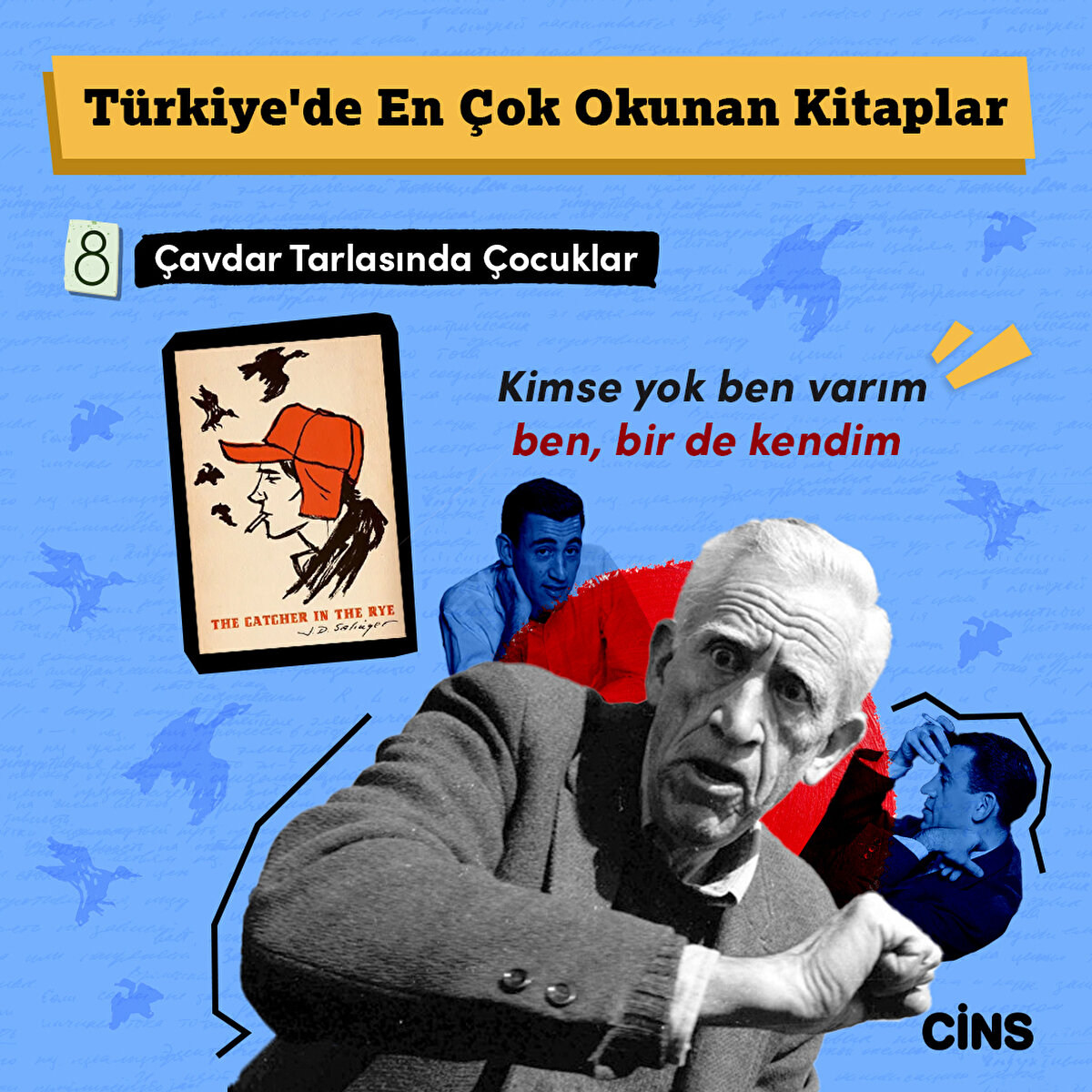 Salinger, &#199;avdar Tarlasında &#199;ocuklar kitabıyla bir meşale yaktı