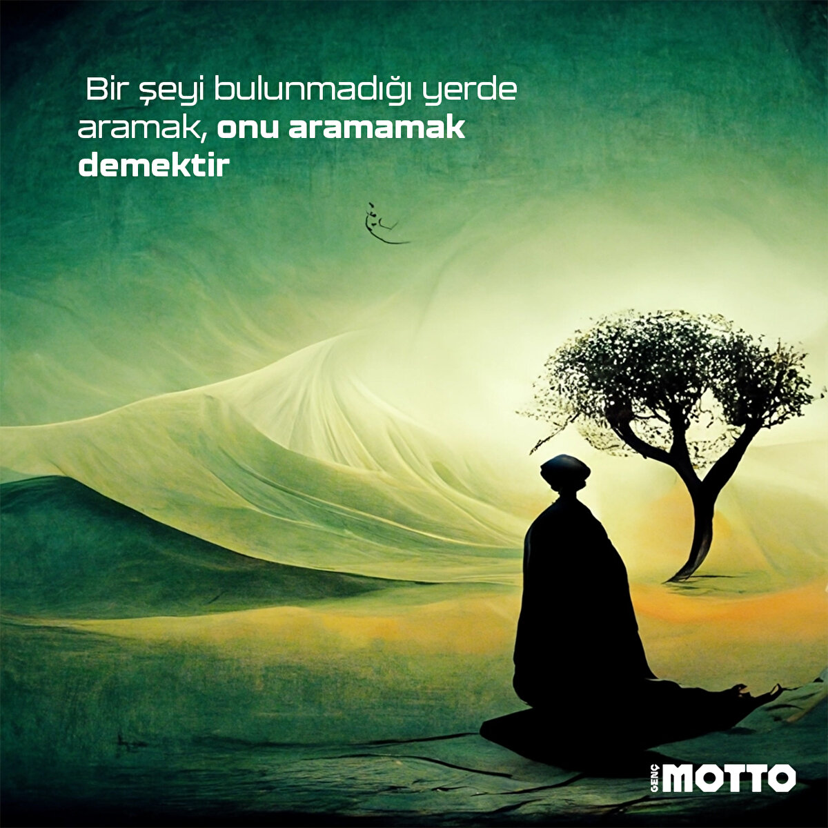 Bir şeyi bulunmadığı yerde aramak, onu aramamak demektir