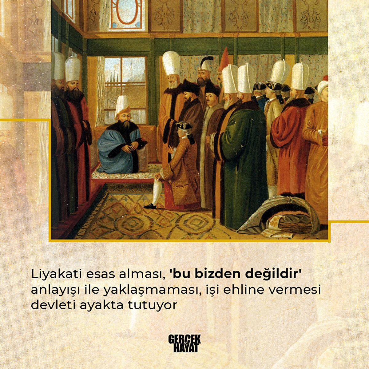 İşi ehline vermesi devleti ayakta tutuyor