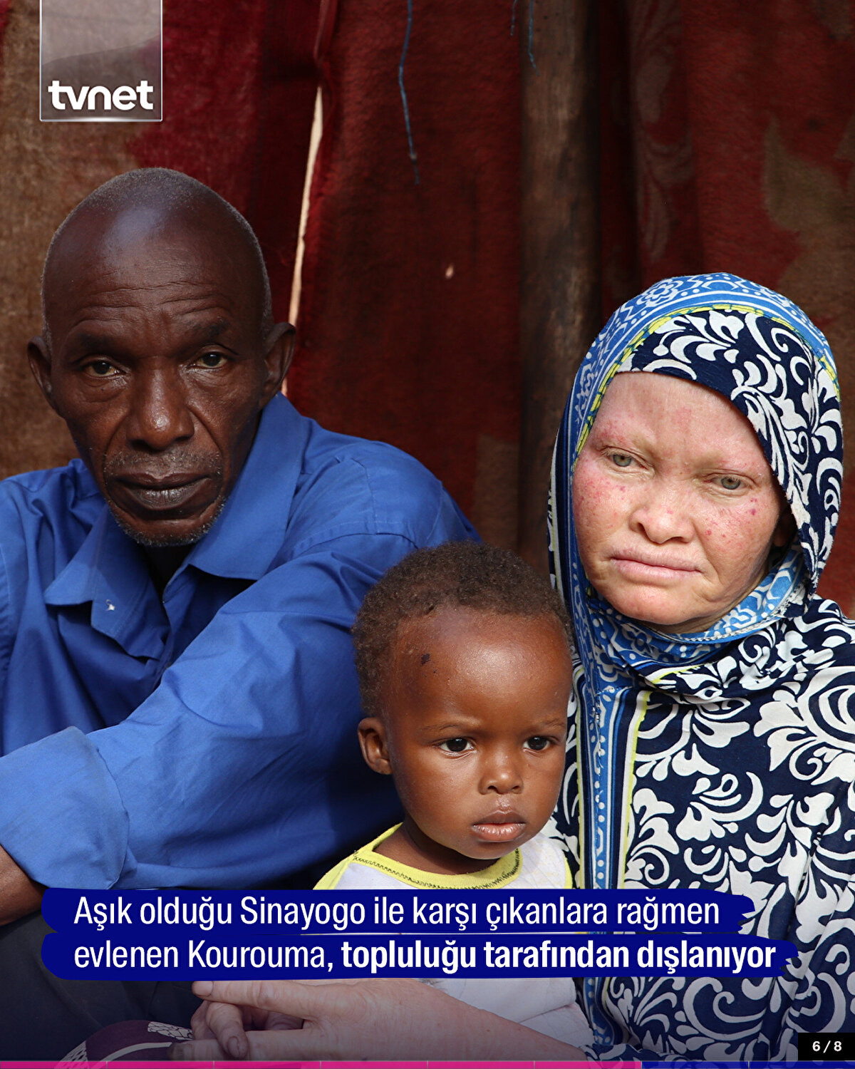 Aşık olduğu Sinayogo ile karşı çıkanlara rağmen evlenen Kourouma, topluluğu tarafından dışlanıyor