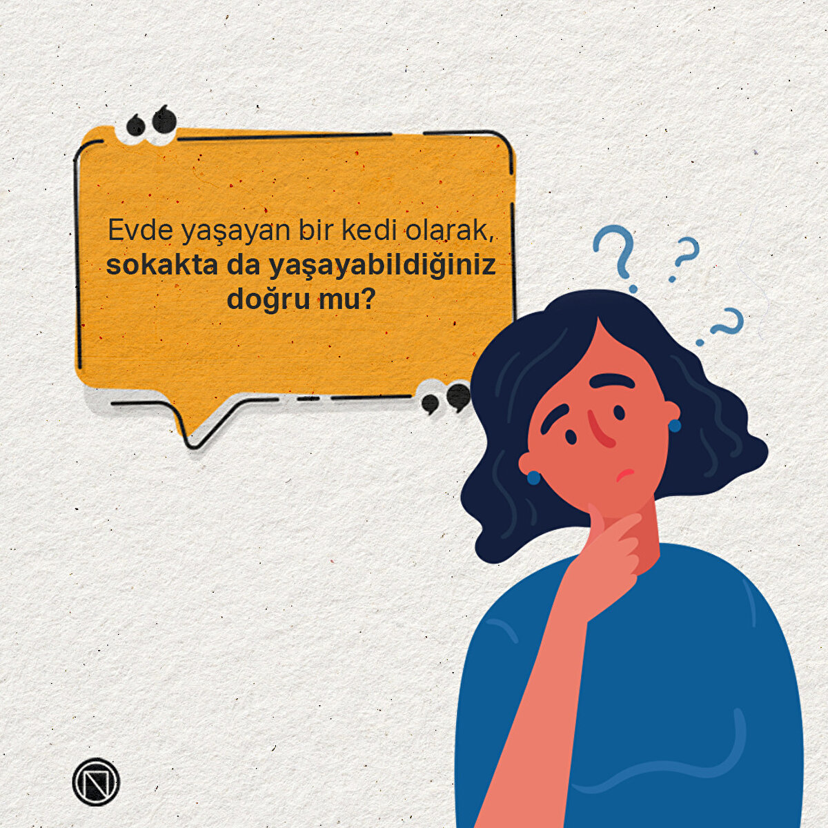 Evde yaşayan bir kedi olarak, sokakta da yaşayabildiğiniz doğru mu?