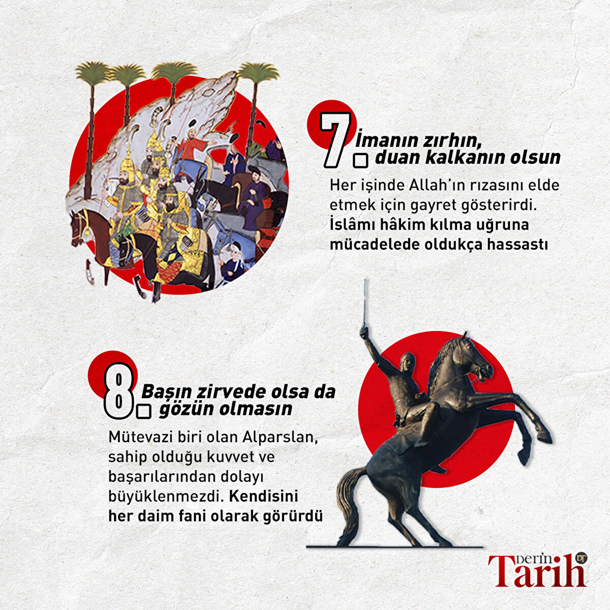 İmanın zırhın, duan kalkanın olsunHer işinde Allah’ın rızasını elde etmek için gayret gösterirdi. İslâmı hâkim kılma uğruna mücadelede oldukça hassastı