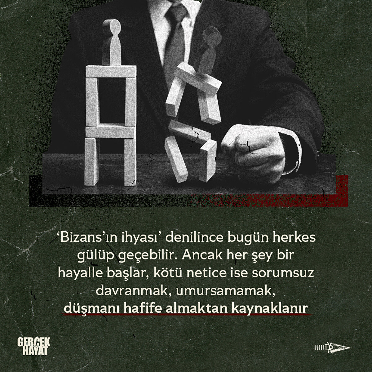 ‘Bizans’ın ihyası’ denilince bug&#252;n herkes g&#252;l&#252;p ge&#231;ebilir