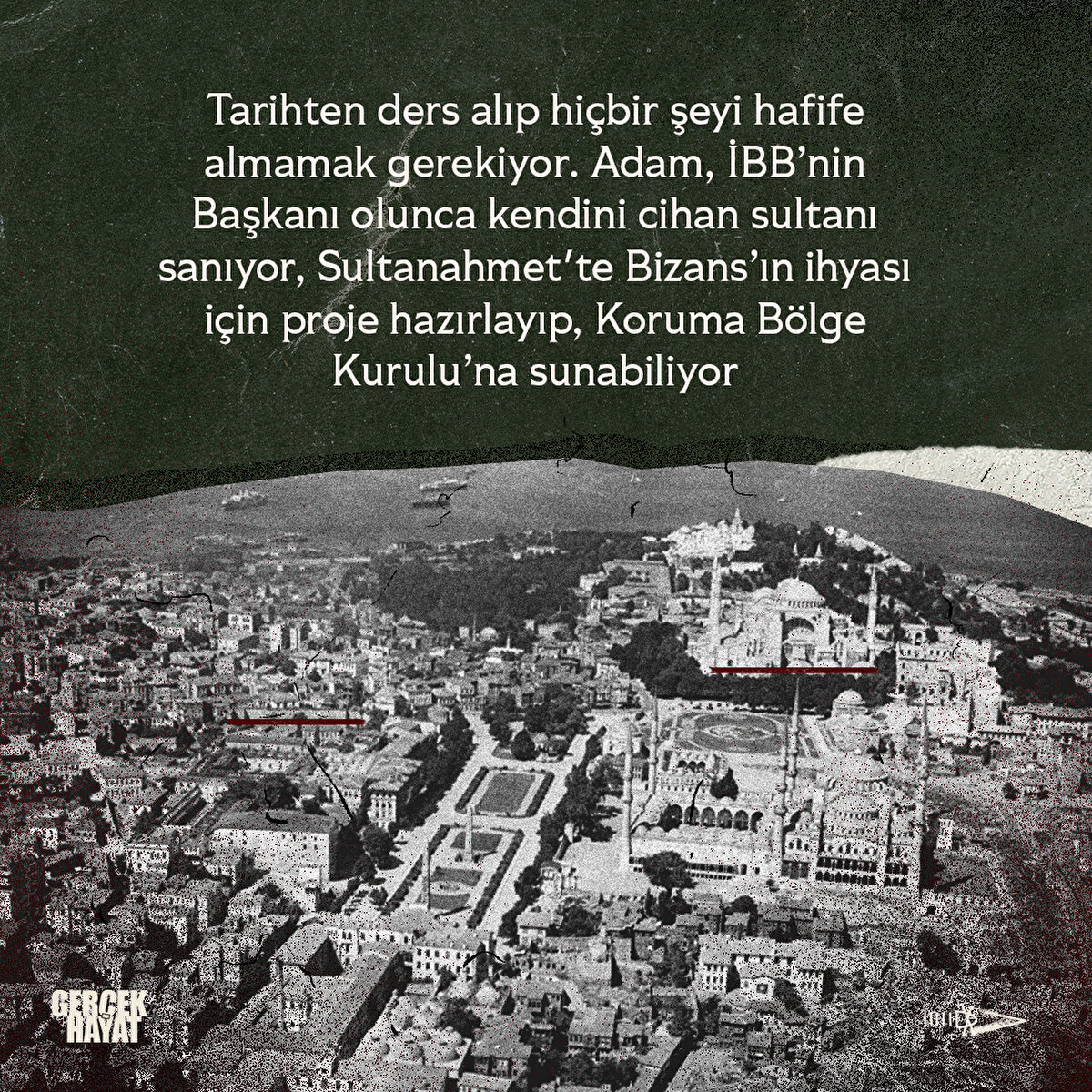 Tarihten ders alıp hi&#231;bir şeyi hafife almamak gerekiyor